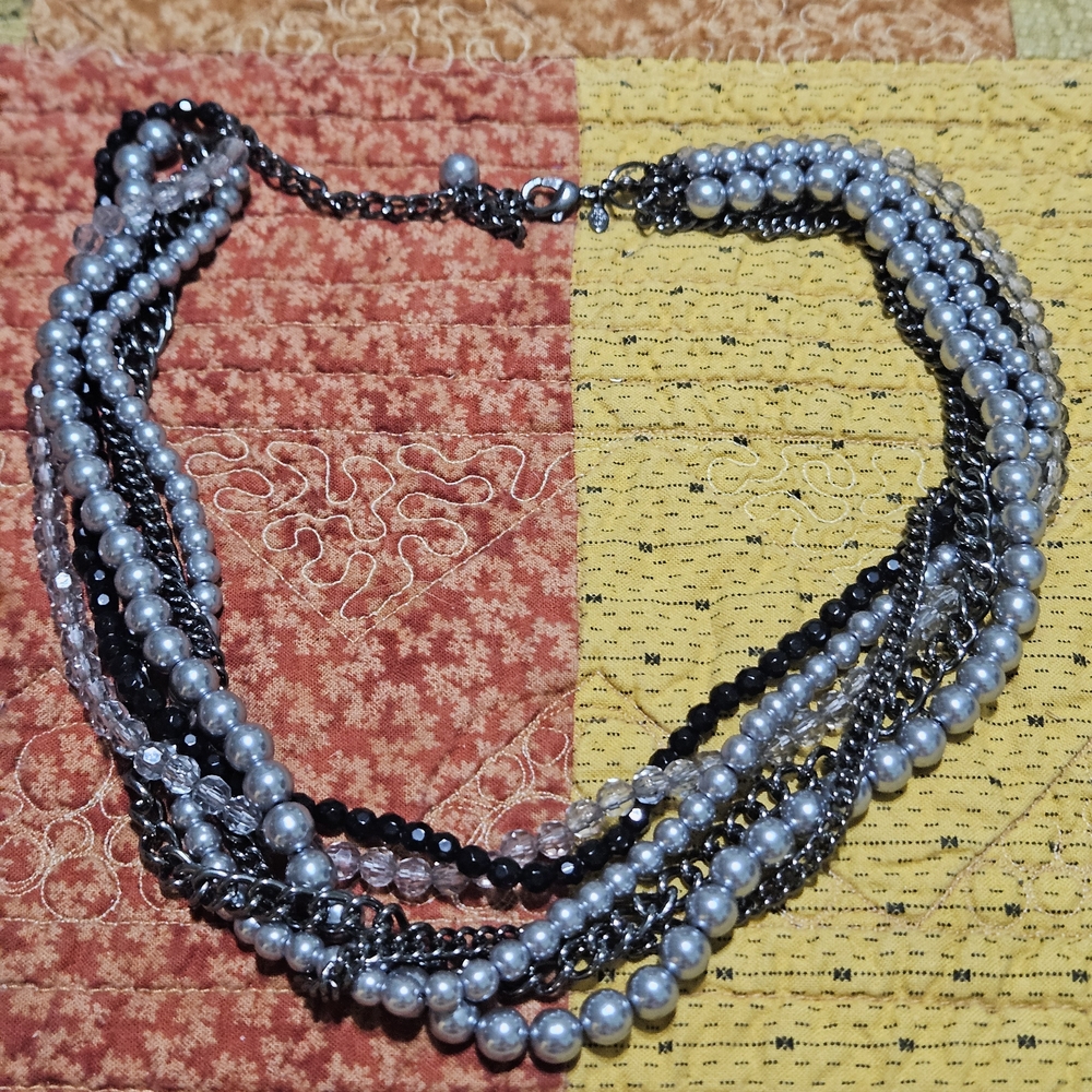 Chic Premier Design Multi-Strand Pearl Necklace